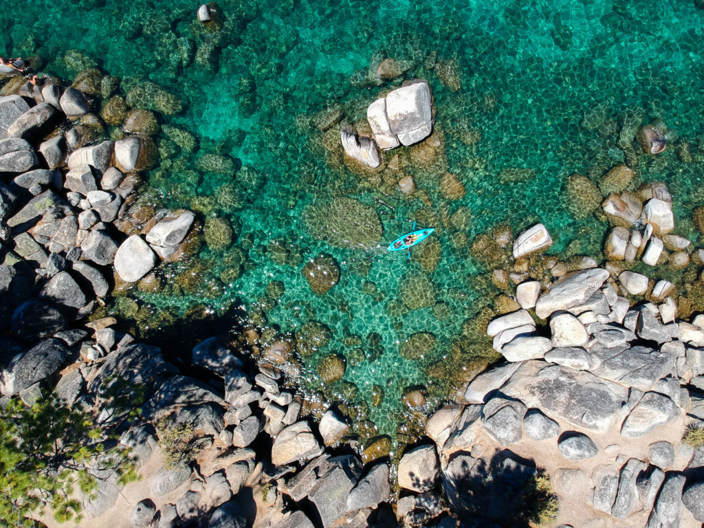 Kayaking at Sand Harbor