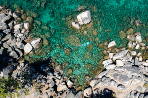 Kayaking at Sand Harbor