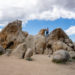 Girl standing on top of Eagle Rock