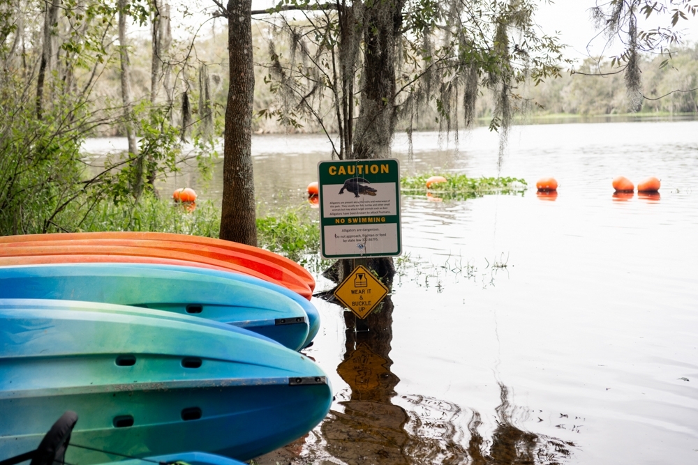 Kayaking at Blue Spring State Park