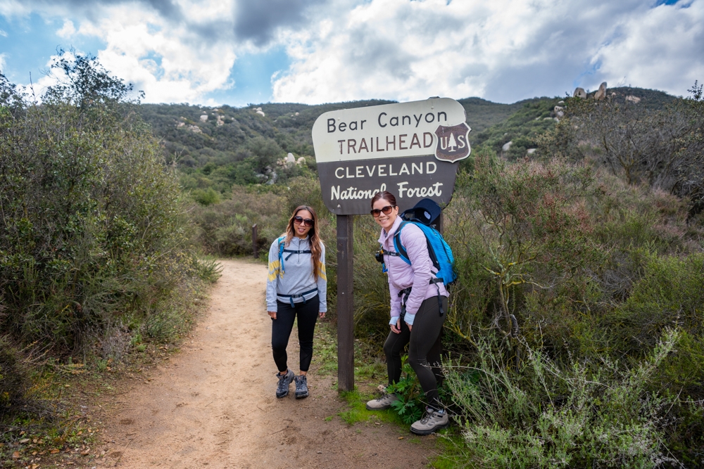 trail head of Sitton Peak