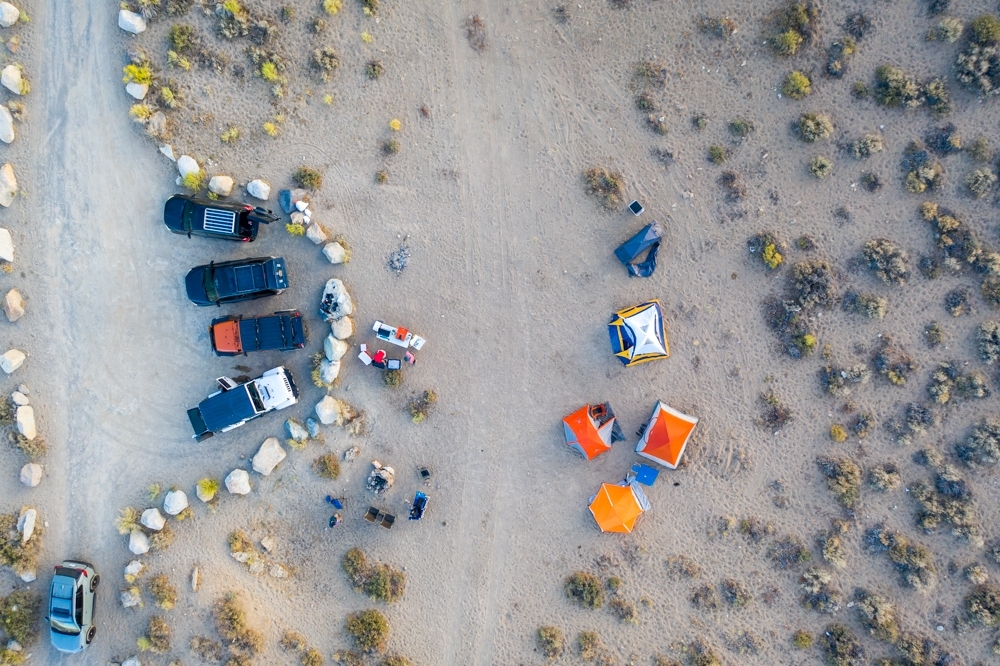 Free camping on BLM land, dispersed camping