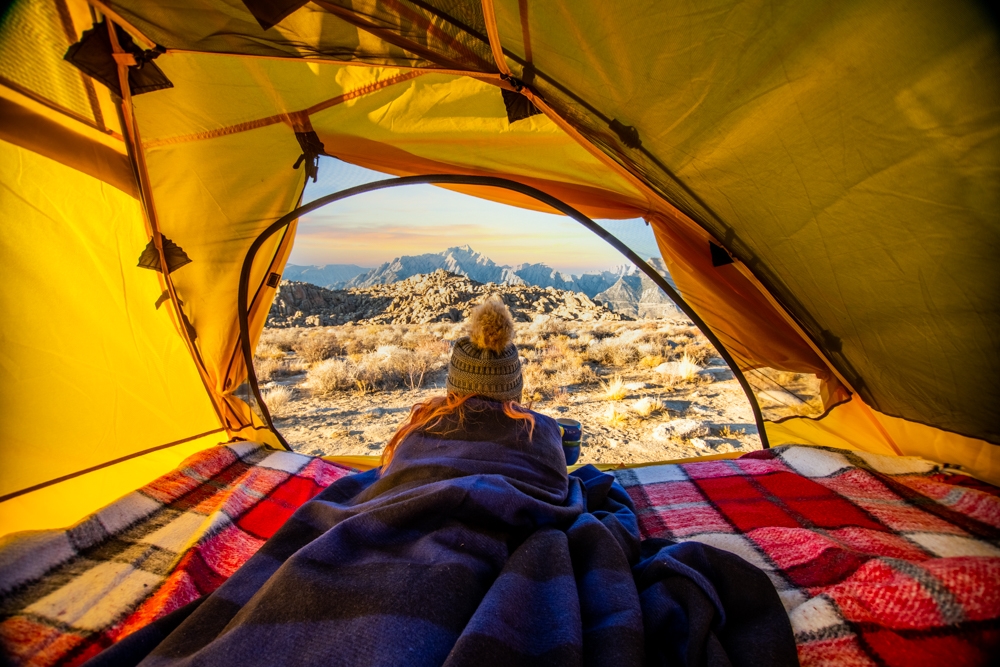 Free camping with gorgeous view