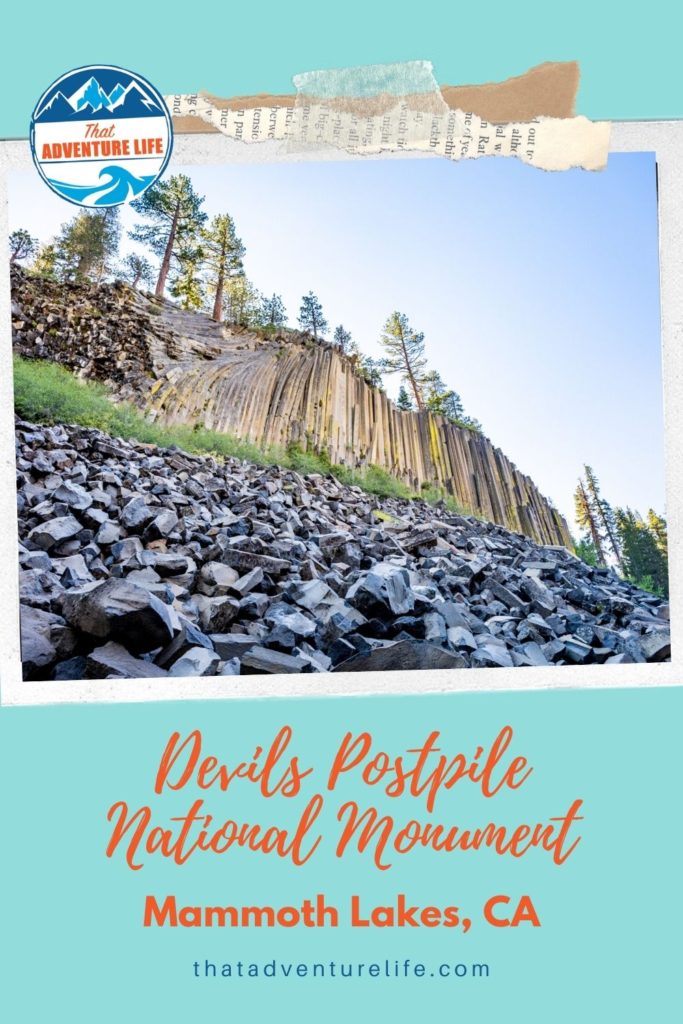 Devils Postpile National Monument, Mammoth Lakes, CA Pin 2