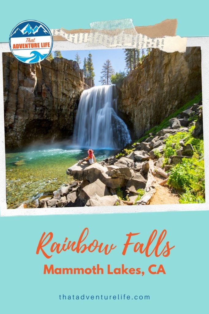 Rainbow Falls Hike in Mammoth Lakes, Pin 2