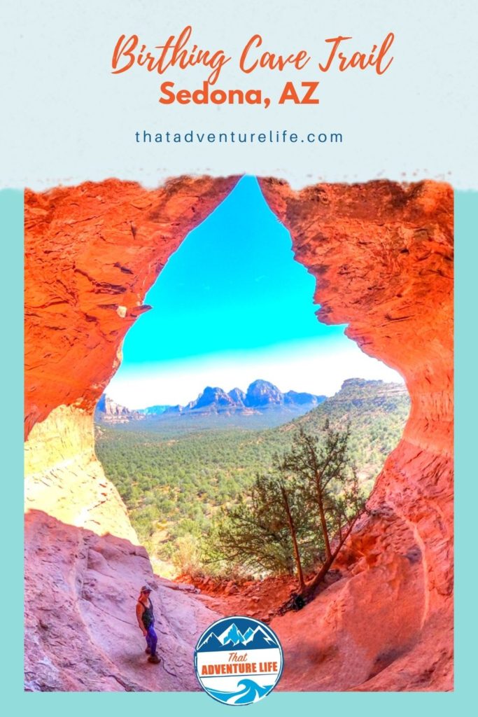 Birthing Cave hike in Sedona, Arizona Pin 2