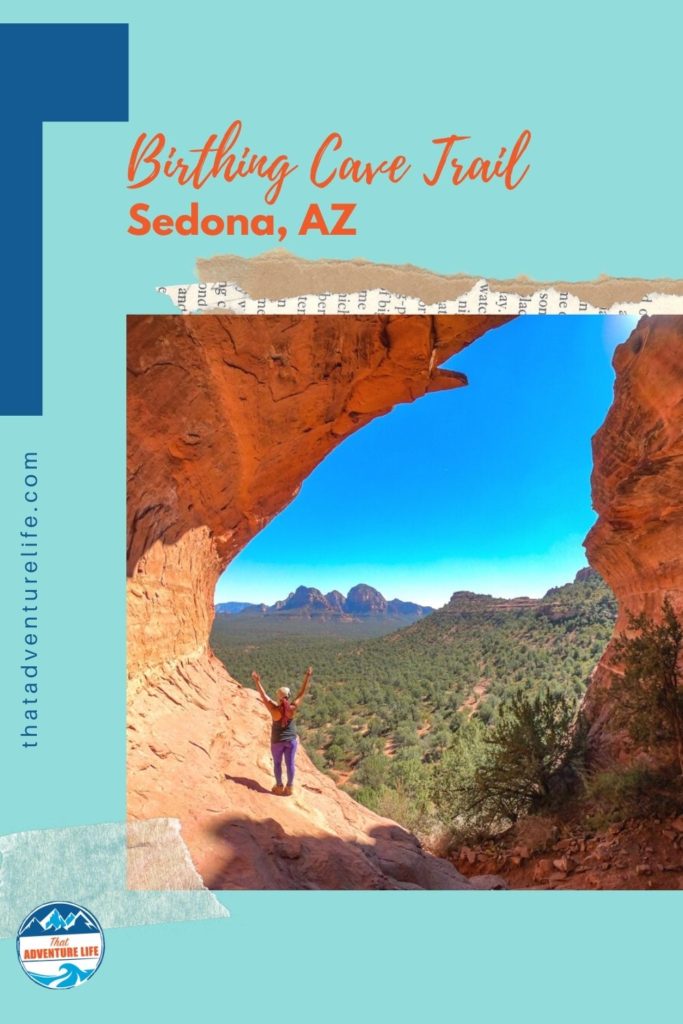 Birthing Cave hike in Sedona, Arizona Pin 3