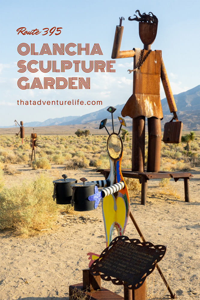 Olancha Sculpture Garden by Jael Hoffman - Highway 395, CA Pin 3