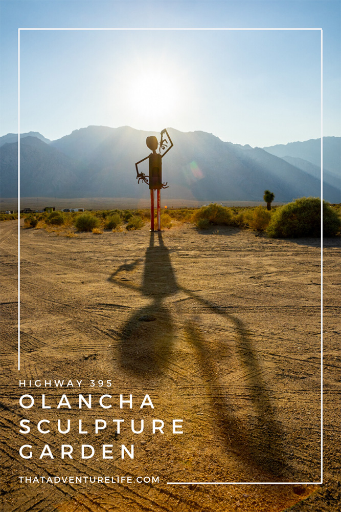 Olancha Sculpture Garden by Jael Hoffman - Highway 395, CA Pin 1