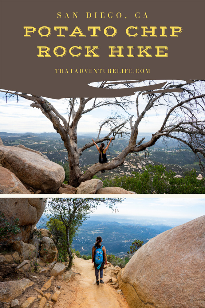 Potato Chip Rock, the Most Iconic Hike in San Diego, CA Pin 2