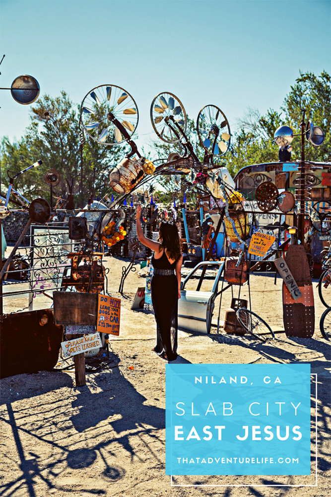 Slab City and East Jesus "The Last Free Place In America," California Pin 1