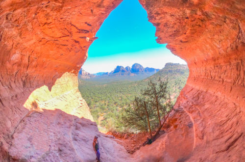 Birthing Cave trail in Sedona, Arizona