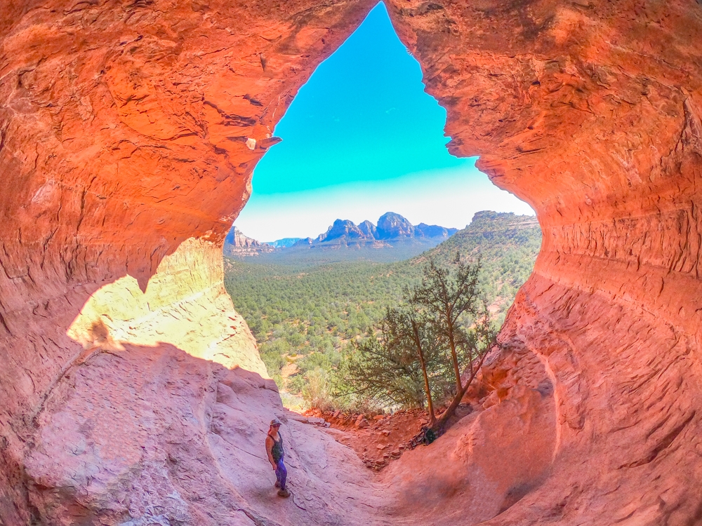 Birthing Cave trail in Sedona, Arizona