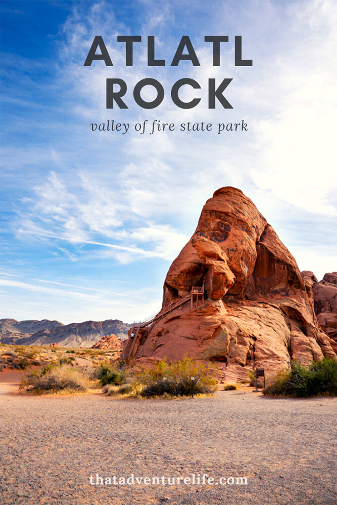 Atlatl Rock - Valley of Fire State Park, NV Pin 1