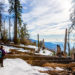 Snowshoeing to Moro Rock and Tunnel Log in Sequoia National Park, CA