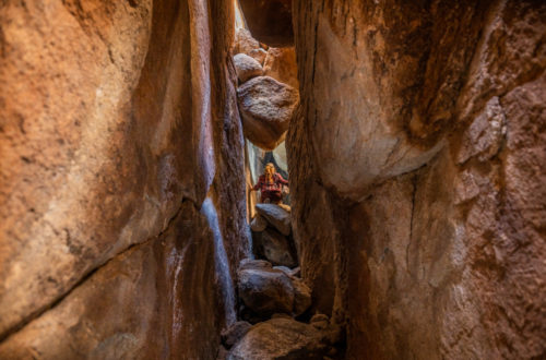 Chasm of Doom in Joshua Tree National Park