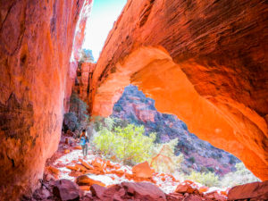 Finding the hidden arch in Fay Canyon Trail in Sedona, AZ