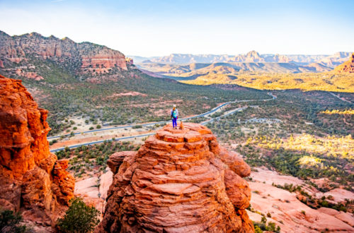 The top of Bell Rock Climb trail in Sedona, AZ