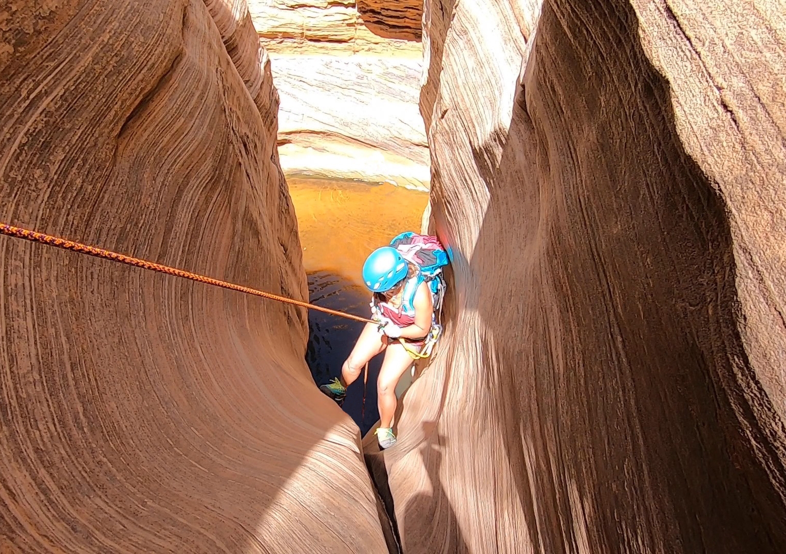 Canyoneering Water Canyon near Zion National Park feature photo