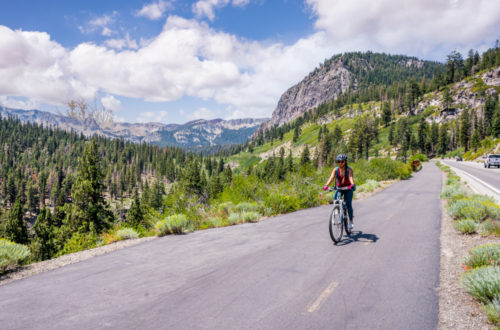 Lakes Basin Bike Path in Mammoth Lakes, CA