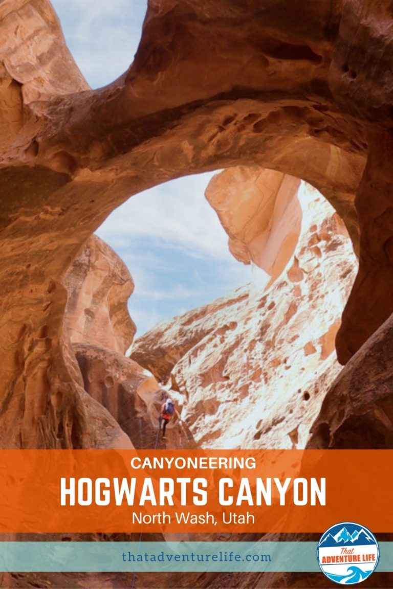 Canyoneering Hogwarts Canyon in North Wash, UT Pin 1