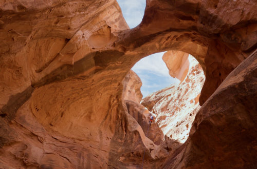 Canyoneering Hogwarts Canyon in North Wash, UT