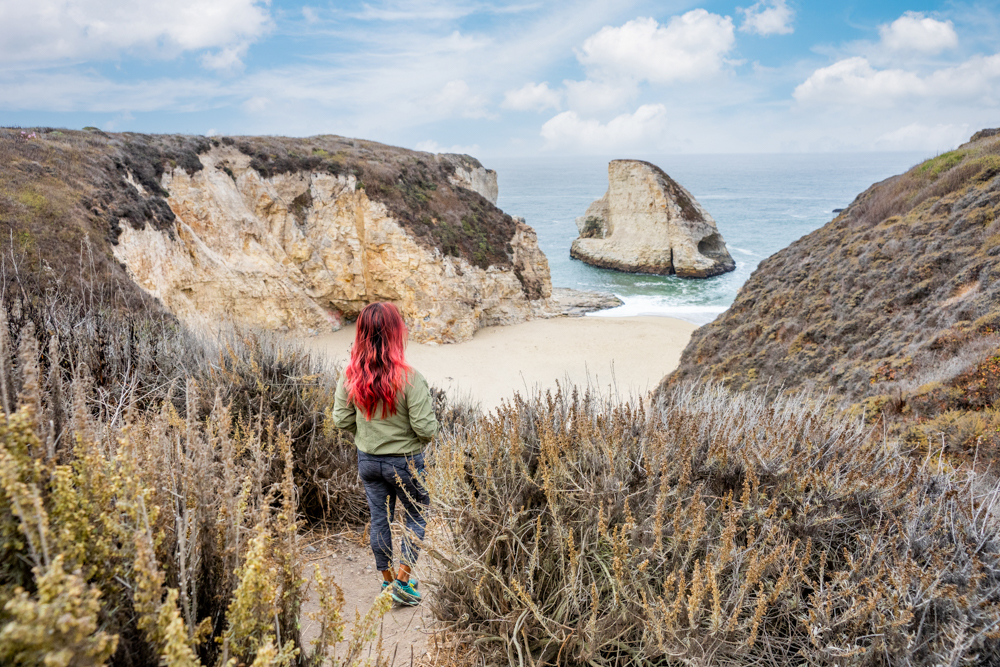 Shark Fin Cove, a Beautiful Hidden Beach in Northern California