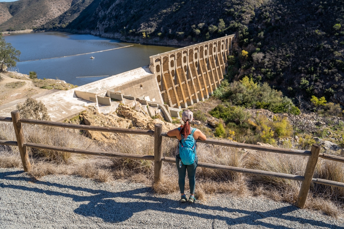 Lake Hodges Trail, an Easy Hike the Dam in Escondido, CA