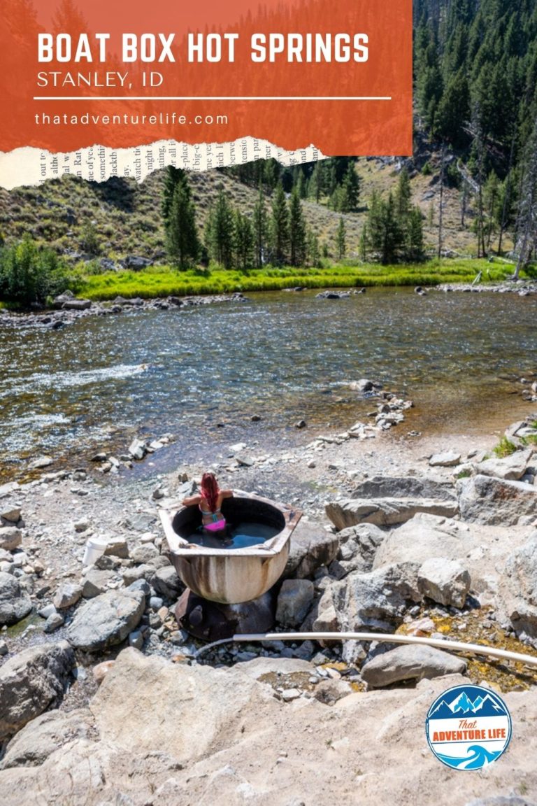 Boat Box Hot Springs in Stanley, Idaho Pin 1