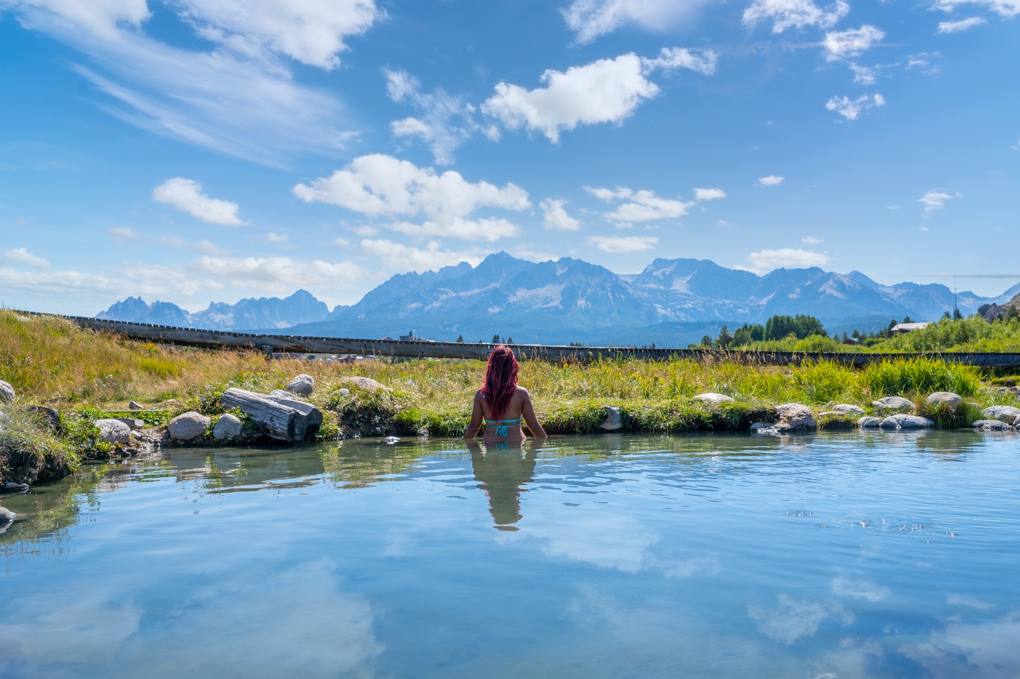 Valley Creek Hot Springs in Stanley, Idaho