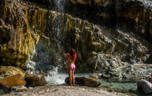 Kirkham Hot Springs in Boise National Forest, Idaho