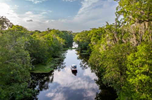 Big Adventure in a Tiny Houseboat Near Orlando, Florida