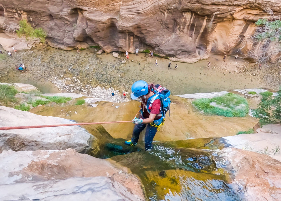 Canyoneering Mystery Canyon in Zion National Park