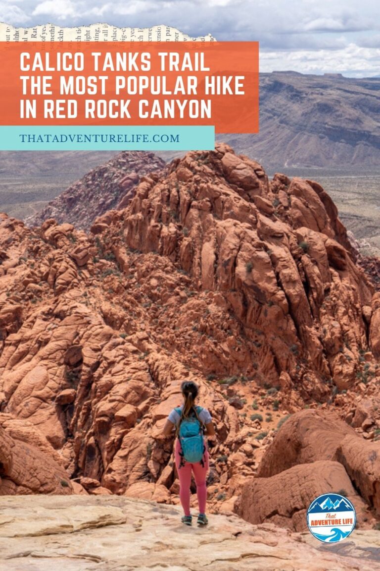 Calico Tanks Trail in Red Rock Canyon in Las Vegas, NV Pin 1