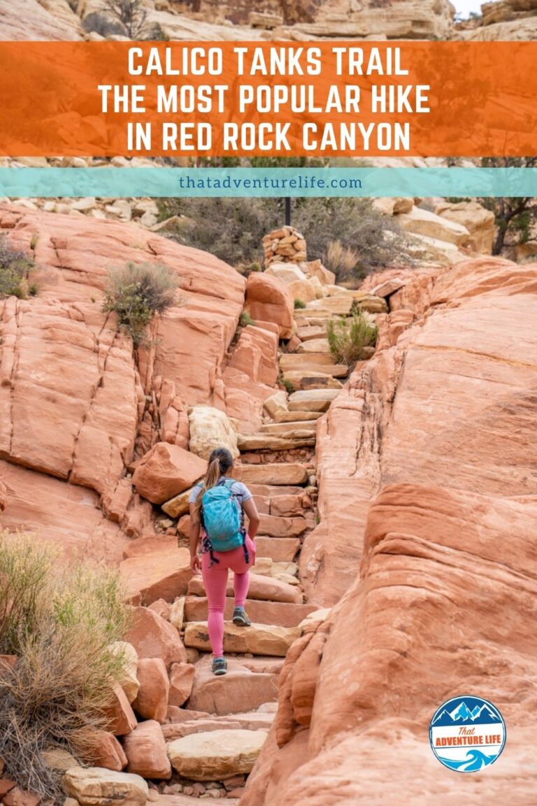 Calico Tanks Trail in Red Rock Canyon in Las Vegas, NV Pin 3