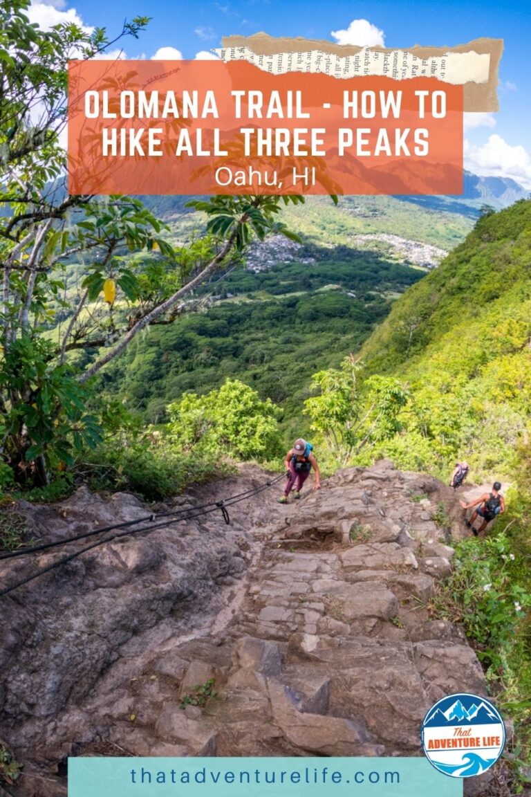 Olomana Trail - How to Hike All Three Peaks | Oahu, HI Pin 1