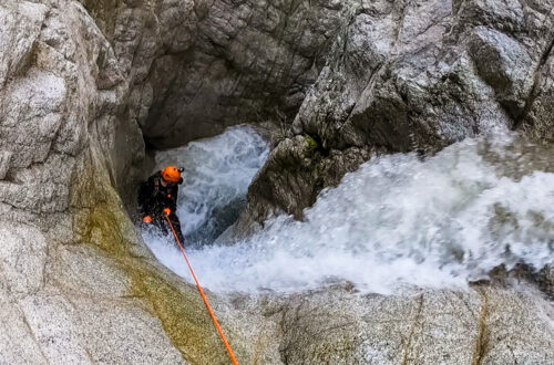 Guide to Canyoneering Little Santa Anita (LSA) Canyon - High Flow