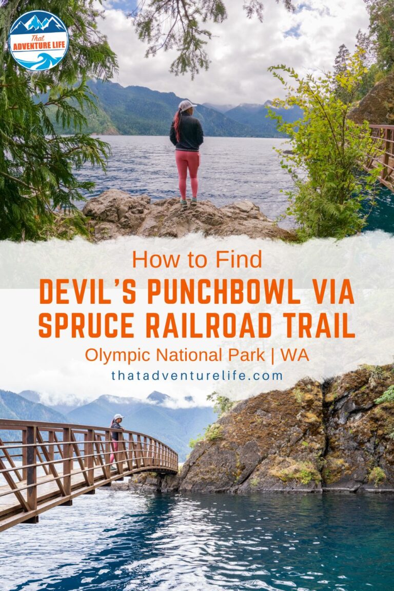 How to Find Devil's Punchbowl via Spruce Railroad Trail | WA Pin 1