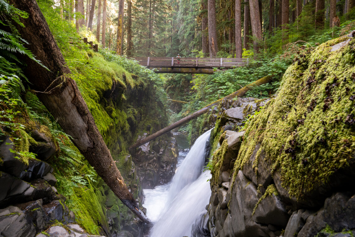 Sol Duc Falls, the Most Beautiful Waterfall in Olympic NP, WA