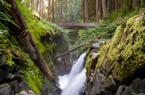 Sol Duc Falls, the Most Beautiful Waterfall in Olympic NP, WA