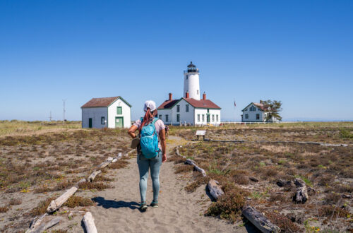 Dungeness Spit Trail, the longest sand spit in North America | Olympic Peninsula, WA