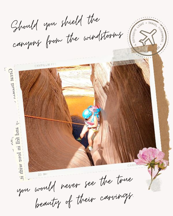 Activities Quote Panel: Canyoneering