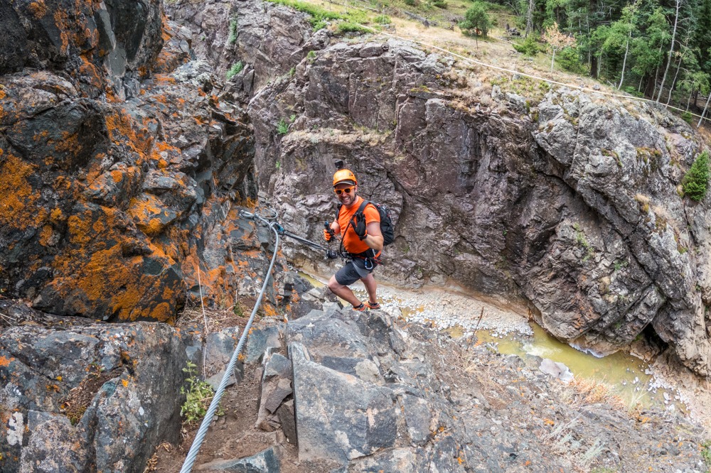 Ouray Via Ferrata Upstream Route