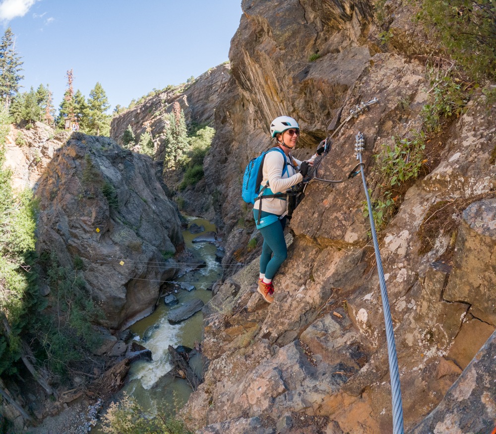 Ouray Via Ferrata Upstream Route