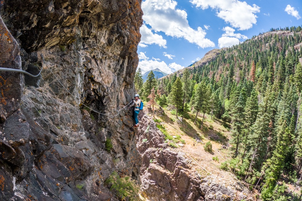 Ouray Via Ferrata Upstream Route