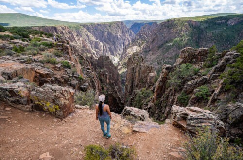 North Rim Scenic Road of Black Canyon of Gunnison National Park