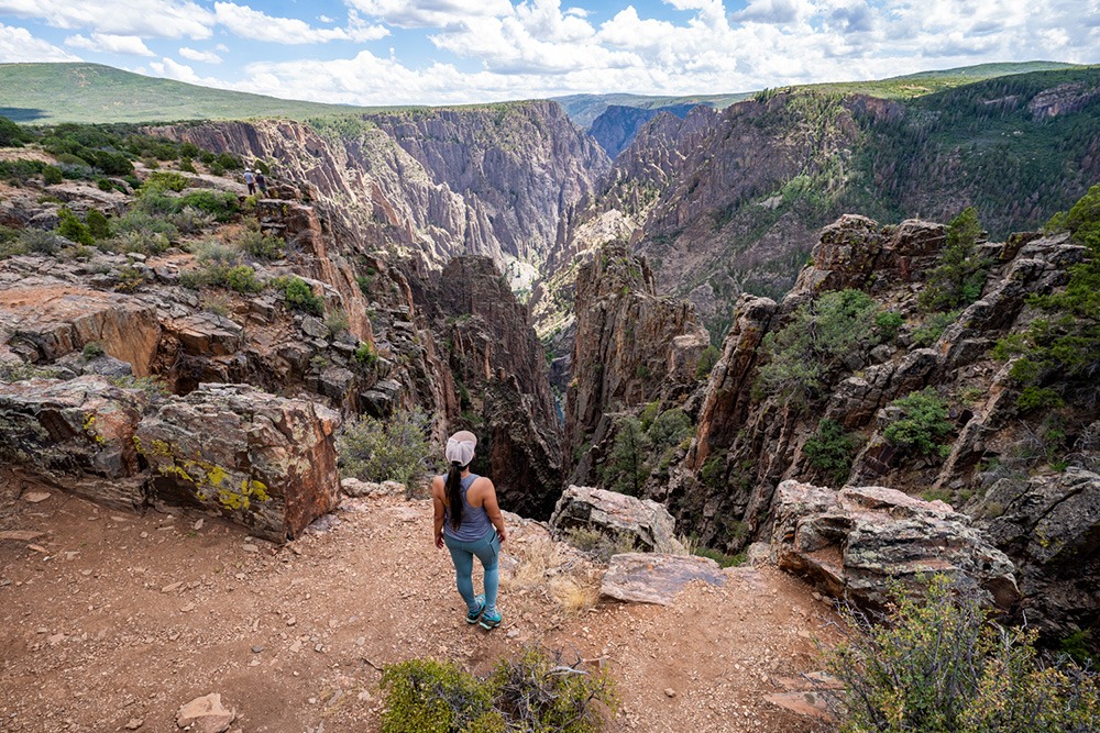 North Rim Scenic Road of Black Canyon of Gunnison National Park