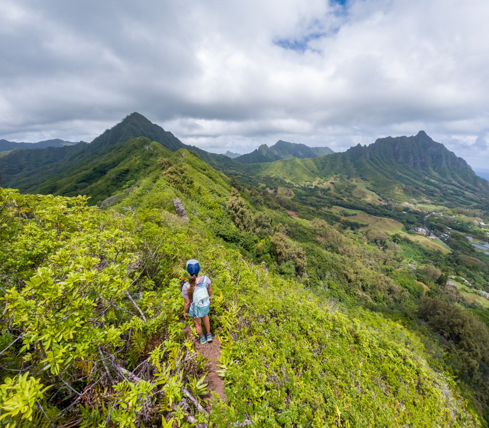 Pride Rock to Pu’u Ohulehule (Southeast Ridge) on Oahua, Hawaii