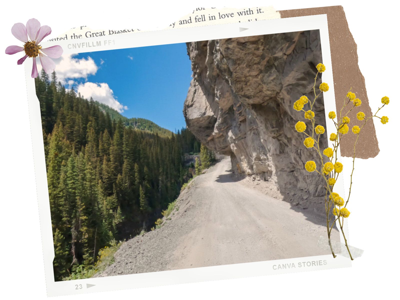 Hanging Rock - Yankee Boy Basin Road, a Beautiful Off-Road Trail in Ouray, Colorado