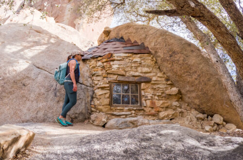 Desert Queen Mine and Eagle Cliff Boulder House in Joshua Tree National Park